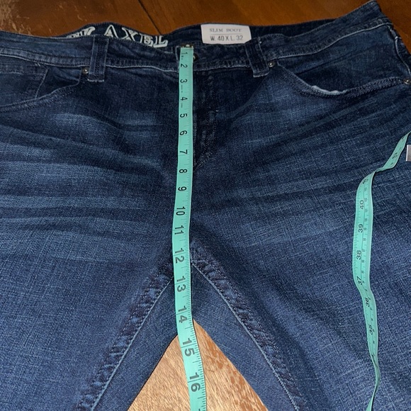 T.K. Axel Slim Bootcut Jeans NWOT - Picture 6 of 14